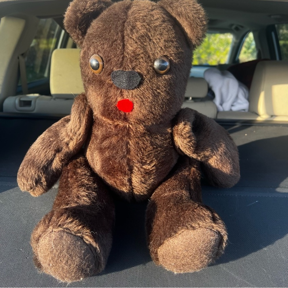 Vintage Posable Teddy Bear with Articulated Limbs